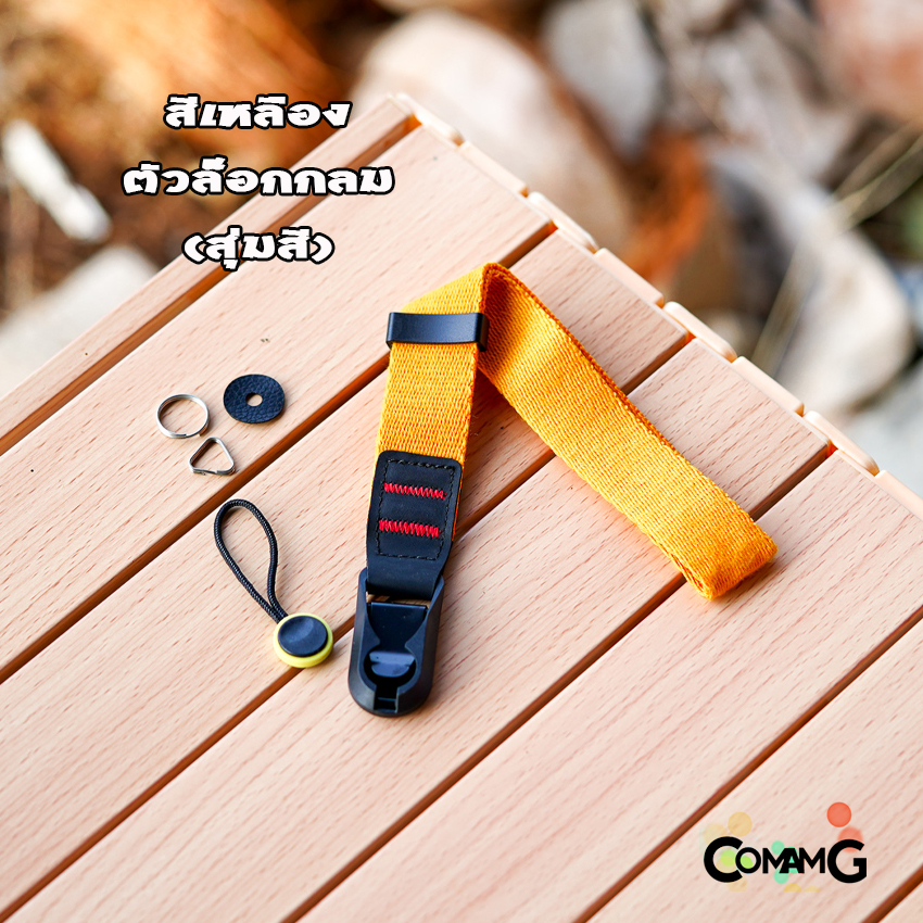 สายกล้อง สายคล้องข้อมือ แบบผ้าCotton ปลายสายแบบPeakDesign Camera Strap คุณภาพดี