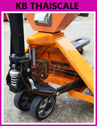 เครื่องชั่งน้ำหนักพาเลท เครื่องชั่งน้ำหนักสินค้าบนพาเลท เครื่องชั่งพาเลท 2000kg Scale Pallet Truck 2000kg มี Built in printer