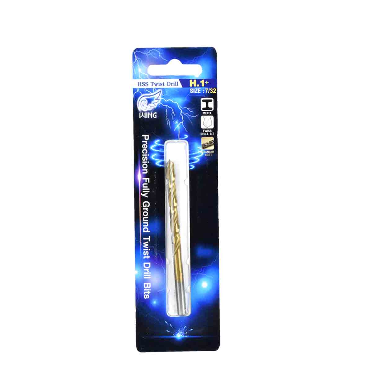 WING ดอกเจาะสแตนเลส(แพ็คเดี่ยว) H1+#7/32