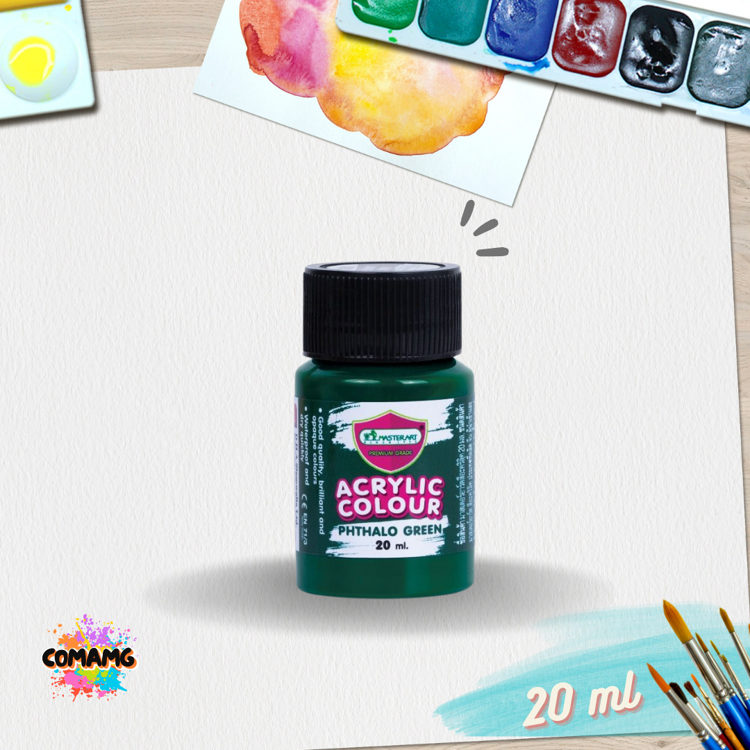 Master Art สีอะคริลิค ขนาด20ml เลือกสีได้ (ราคาต่อ1ขวด) acrylic color พร้อมส่ง