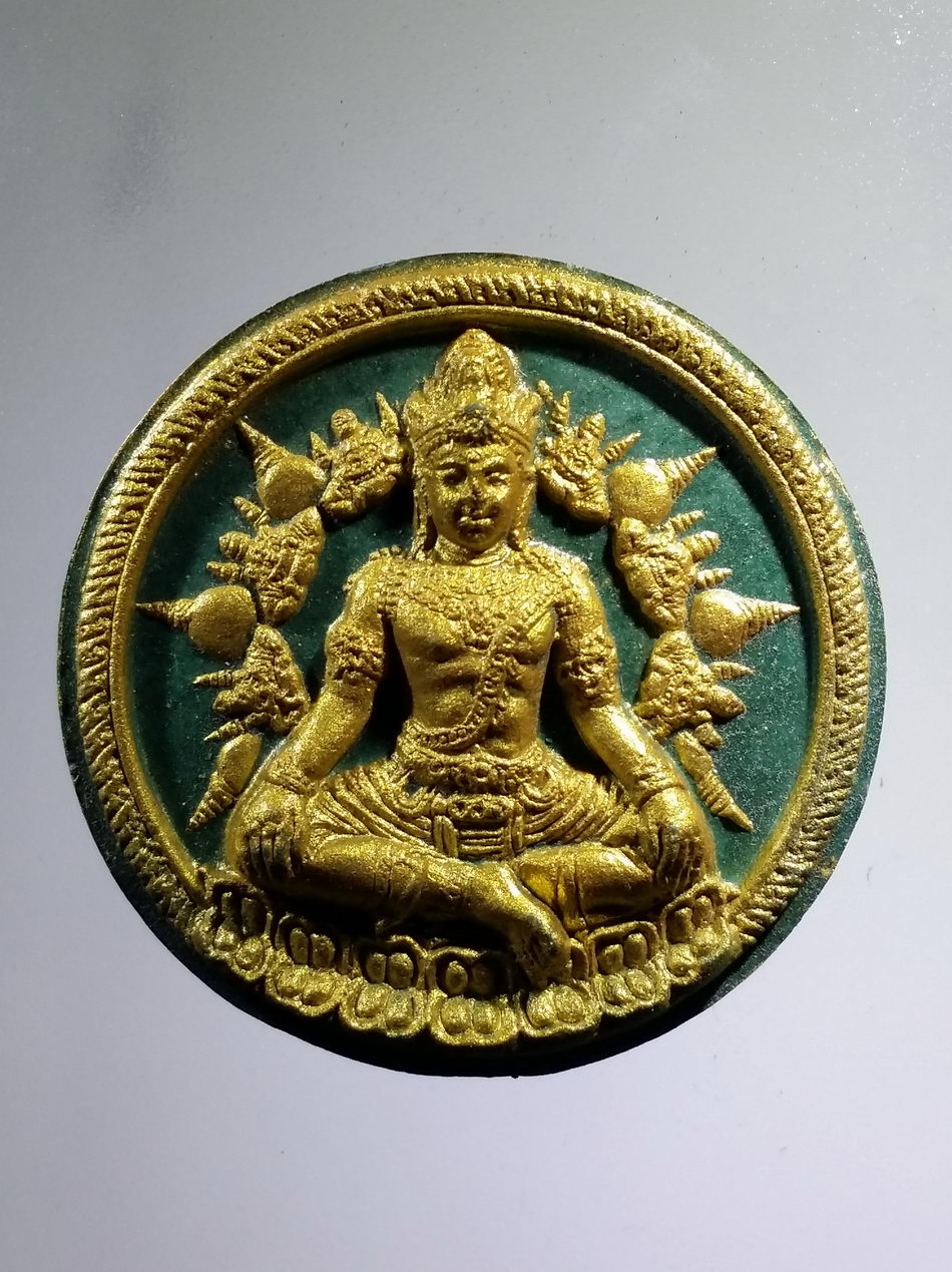 รหัสสินค้า จตุคามรามเทพ 802 ท้าวจตุคามรามเทพ รุ่น พระธาตุนครศรี เนื้อว่านเขียวปัดทอง วัดพระมหาธาตุวรมหาวิหาร อำเภอเมือง จังหวัดนครศรีธรรมราช สร้างปี 2550