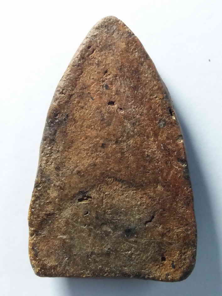 รหัสสินค้า พระไม่ทราบที่ 082 พระขุนแผนเนื้อดินเผา ไม่ทราบที่ น่าจะเป็นพระเกจิยุคเก่าสร้าง