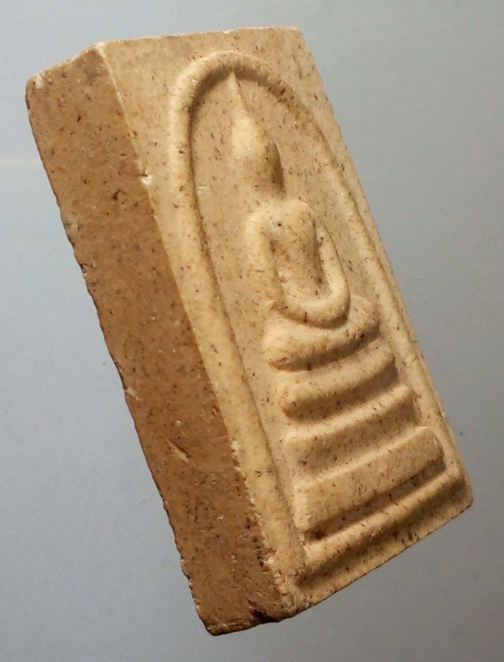 รหัสสินค้า พระสมเด็จ วัดต่างๆ 474 พระสมเด็จเนื้อผงหลังรูปเหมือน หลวงพ่ออุตตมะ วัดวังก์วิเวการาม จังหวัดกาญจนบุรี