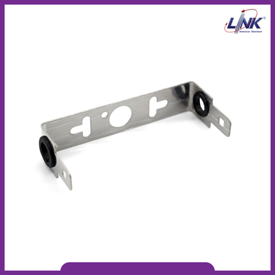 UL-8201 Back Mount Frame 1 Pos., deep 22 mm. ใช้ติดตัวในตู้ Steel Cabinet ทุกรุ่น โครงสแตนเลสสำหรับติดเทอร์มินอลทำจาก Stainless อย่างดี w = 123 mm