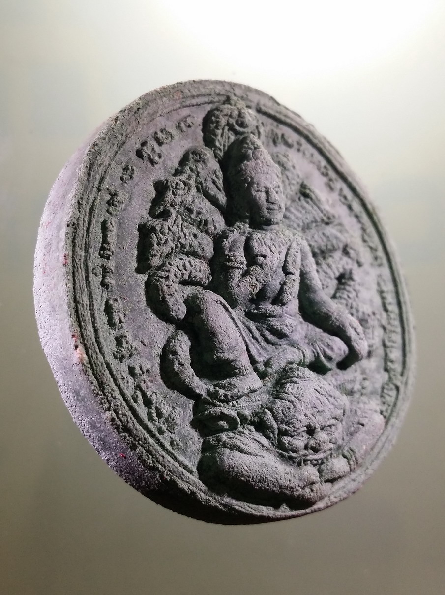 Antig LSD 442 พระเทวราชโพธิสัตว์ จตุคามรามเทพ หลังพระพิฆเณศวร เทพเจ้าแห่งความสำเร็จ รุ่นขุมทรัพย์มหาเทวา มหาลาภ 50 วัดสันป่ายางหลวงจังหวัดลำพูน ครูบาอินทร์ สร้างเอง