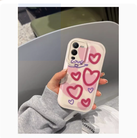 เคสโทรศัพท์ลายหัวใจแบบจ้าวลู่ซือ