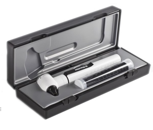 รุ่น e-scope F.O. Otoscope, LED3.7V รุ่น R2111-203 (สีดำ) ยี่ห้อ Riester, Germany