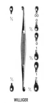 Curette WILLIGER Double ended 5” (13 ซม.)