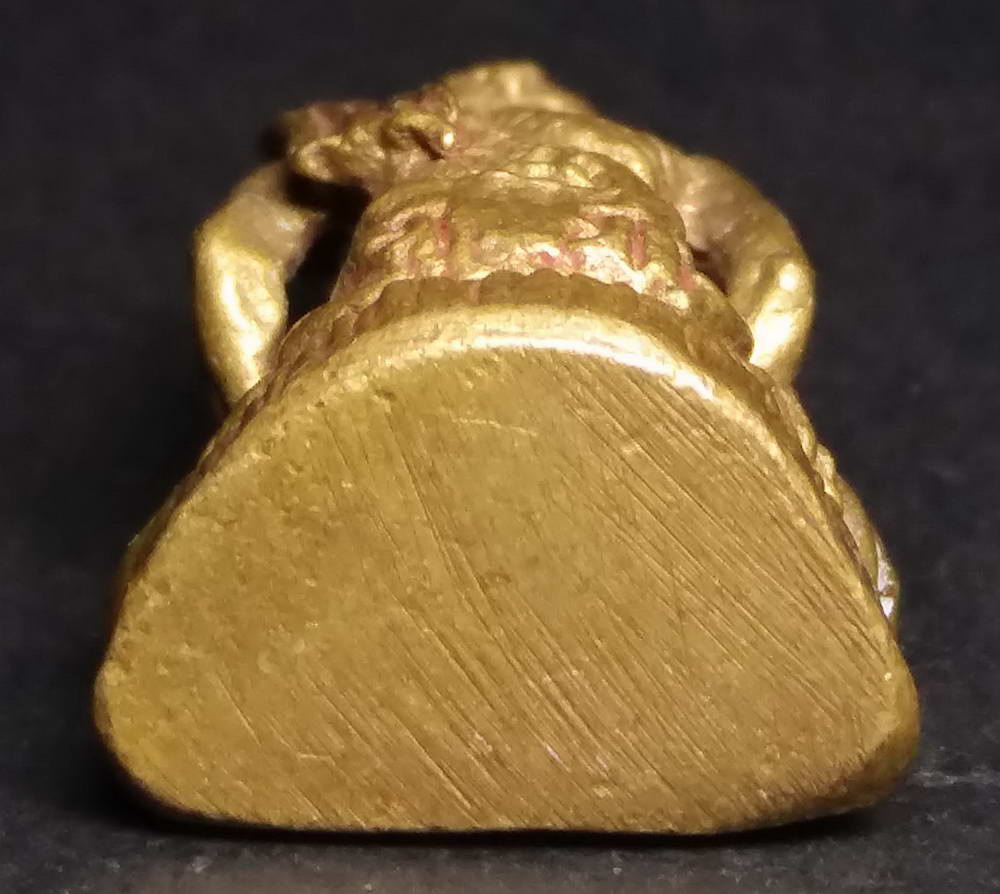 รหัสสินค้า พระกริ่ง พระหล่อ 118 รูปหล่อพระฤาษี เนื้อทองผสม หล่อตัน ไม่ทราบสำนัก พระรายการนี้ให้เช่าบูชาแล้ว