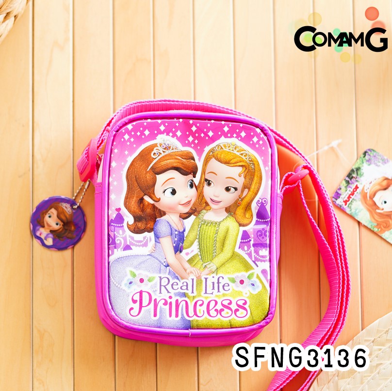 กระเป๋าสะพายข้างเจ้าหญิง กระเป๋าเด็กผู้หญิง ลายลิขสิทธิ์แท้