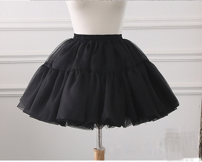 P6002- พร้อมส่งจากไทย กระโปรงสุ่มซับในไม่มีโครง เอวฟรีไซส์ก่อนยืด21-ยืดแล้ว38นิ้ว ช่วยให้กระโปรงพองฟูมาก ได้อย่างเป็นธรรมชาติ ผ้าหลายชั้นลื่นละมุนผิว เลือกความยาว 3 ขนาด