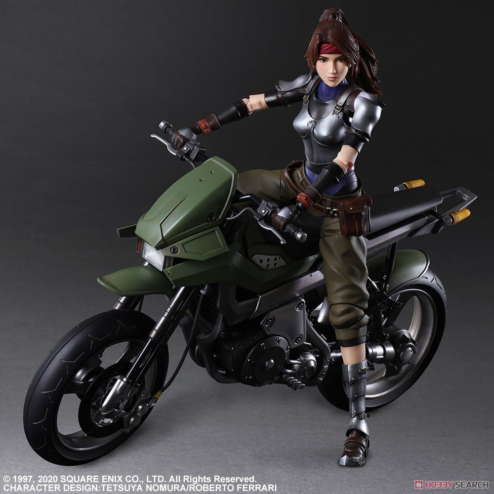 <Preorderถึง 14/7/2021>เปิดรับPreorder มัดจำ 2000 าท Final Fantasy VII Remake Play Arts Kai Jessie & Motorcycle Set (PVC Figure)