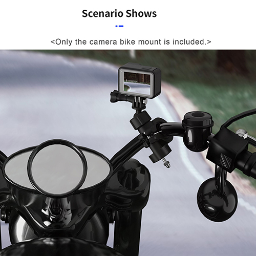 Telesin 360 Degree Rotation Handlebar Mount Bike Bicycle Motorcycle Bracket มอเตอร์ไซต์ จักรยาน GoPro l Action Camera