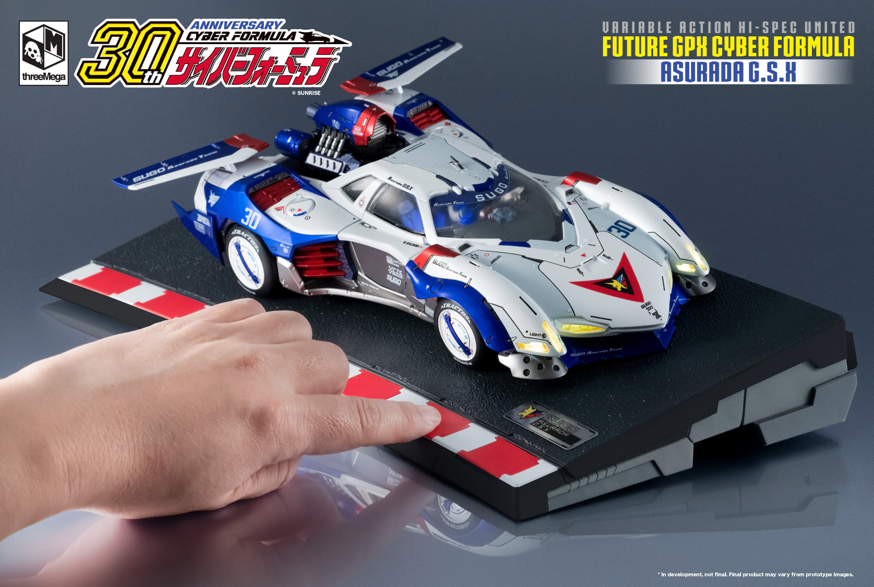 <Preorderถึง 9/2/2022 >เปิดรับPreorder มัดจำ5000 บาทthreeMega: VARIABLE ACTION Hi-SPEC UNITED FUTURE GPX CYBER FORMULA ASURADA G.S.X