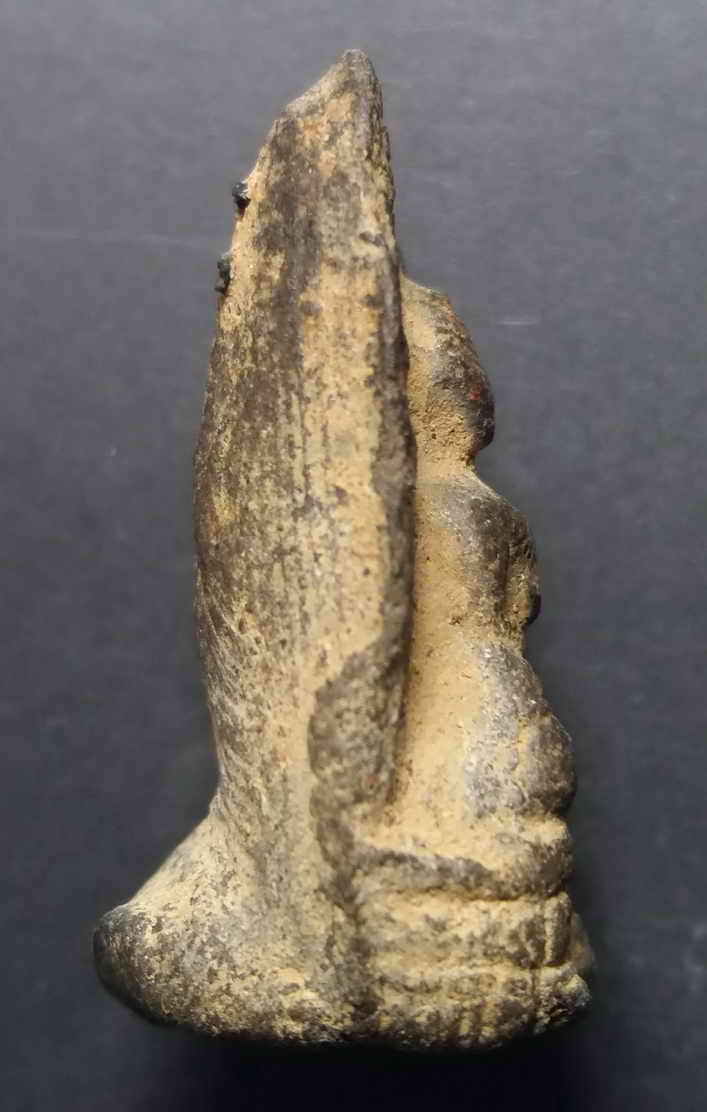 รหัสสินค้า พระกรุ 008 พระคง ทรงพระบาง จ.ลำพูน เนื้อเขียวหินครก