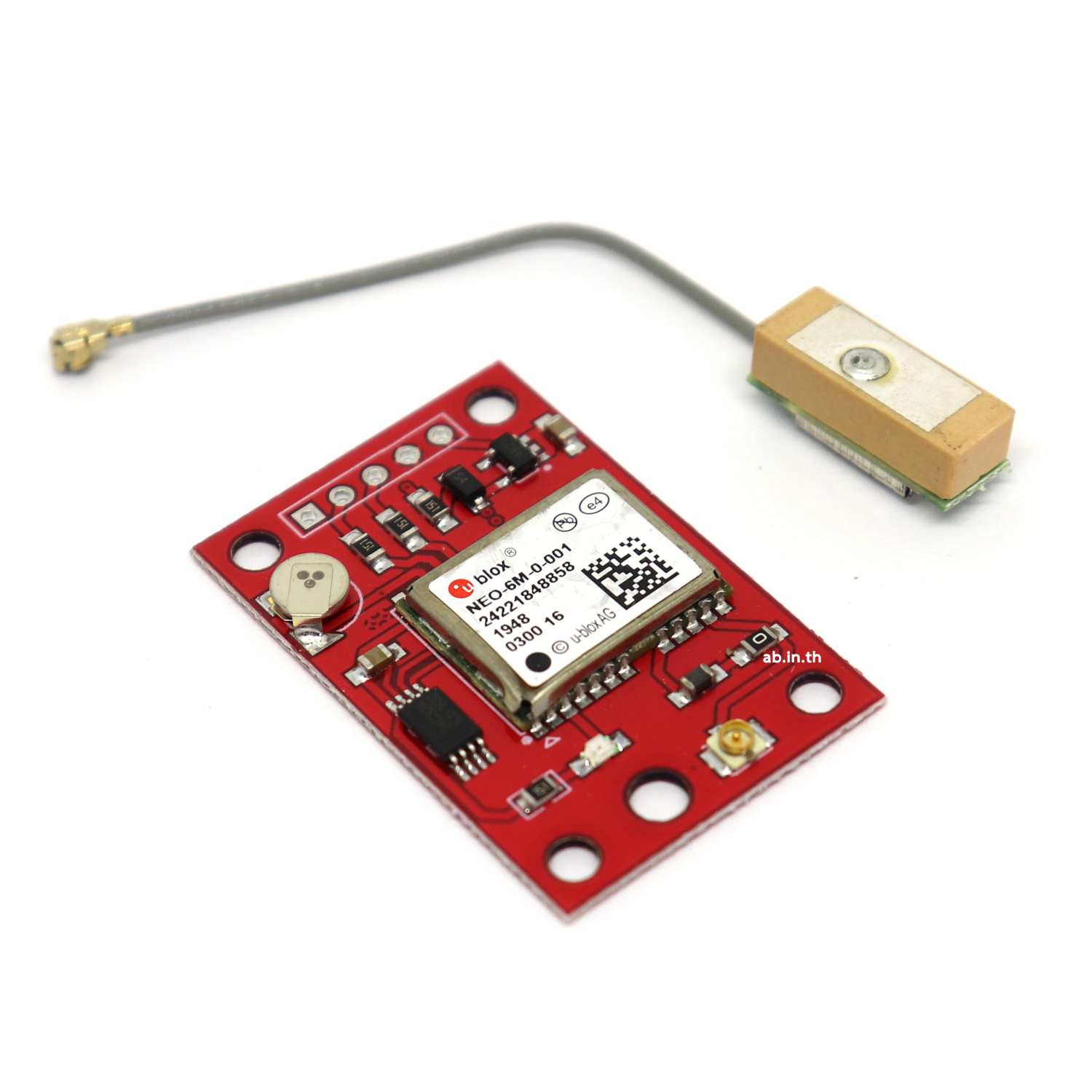 NEO-6M Ublox GPS Module NEO6MV2 พร้อมสายอากาศ
