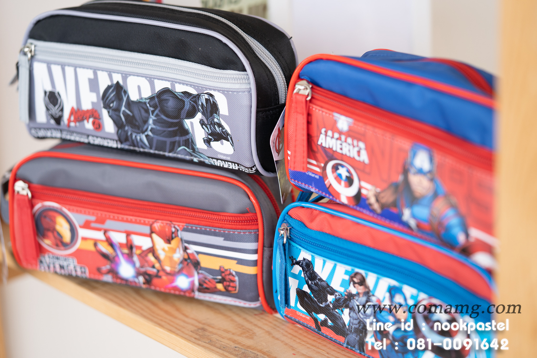 กระเป๋าดินสอลายอเวนเจอร์ส (Avengers) ลิขสิทธิ์แท้