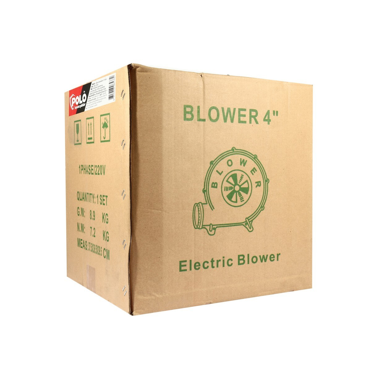 POLO เครื่องเป่าลม/เป่าเตา หอยโข่ง 4" 550W [P231-0140]