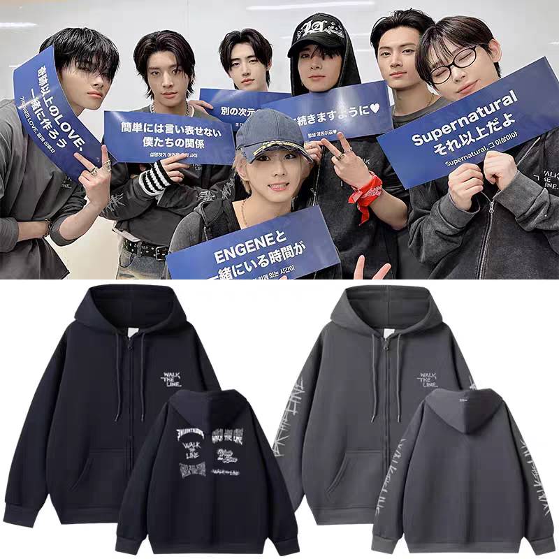 เสื้อกันหนาว ENHYPEN : 2025 WORLD TOUR 'WALK THE LINE' IN JAPAN