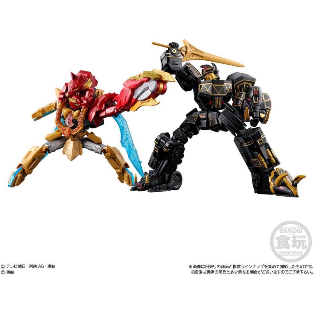 Minipla Gozyuger 03 Black Beast God & Wolf Decalibur 50