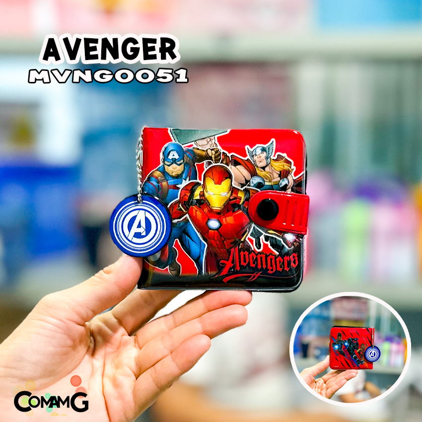 กระเป๋าสตางค์เด็กผู้ชาย ลิขสิทธิ์แท้ กระเป๋าธนบัตรเด็ก แบบ 2พับ ลายการ์ตูน