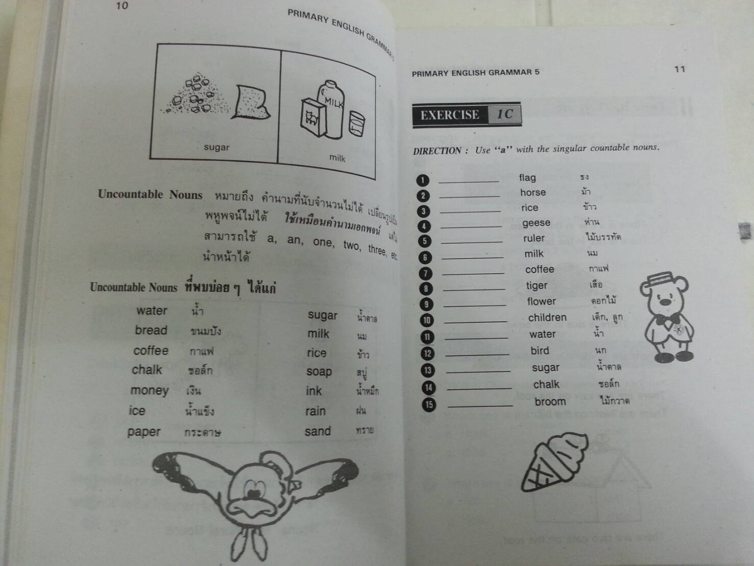 หนังสือ PRIMARY ENGLISH GRAMMAR Pratom 5 (ป.5) โดย วัจนา พิพัฒน์ทศพล และอมรรัตน์ แกมทอง สนพ.ศูนย์ส่งเสริมวิชาการ (ศสว)