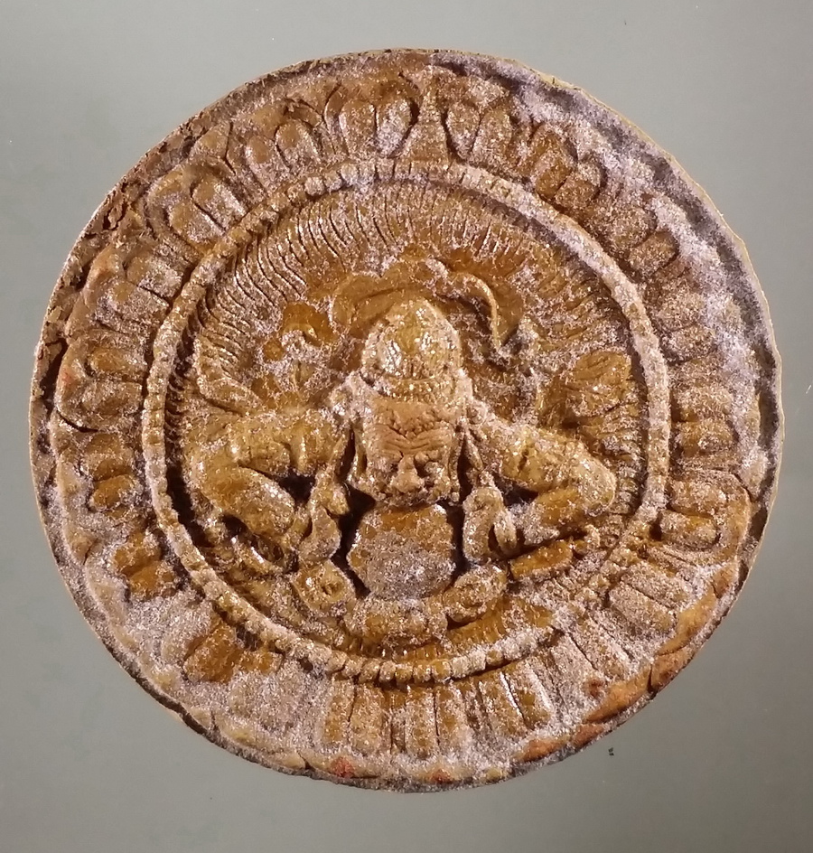 รหัสสินค้า จตุคามรามเทพ 125 จตุคามรามเทพ รุ่นมหาปาฏิหาริย์มั่งมีทรัพย์ เนื้อไม้