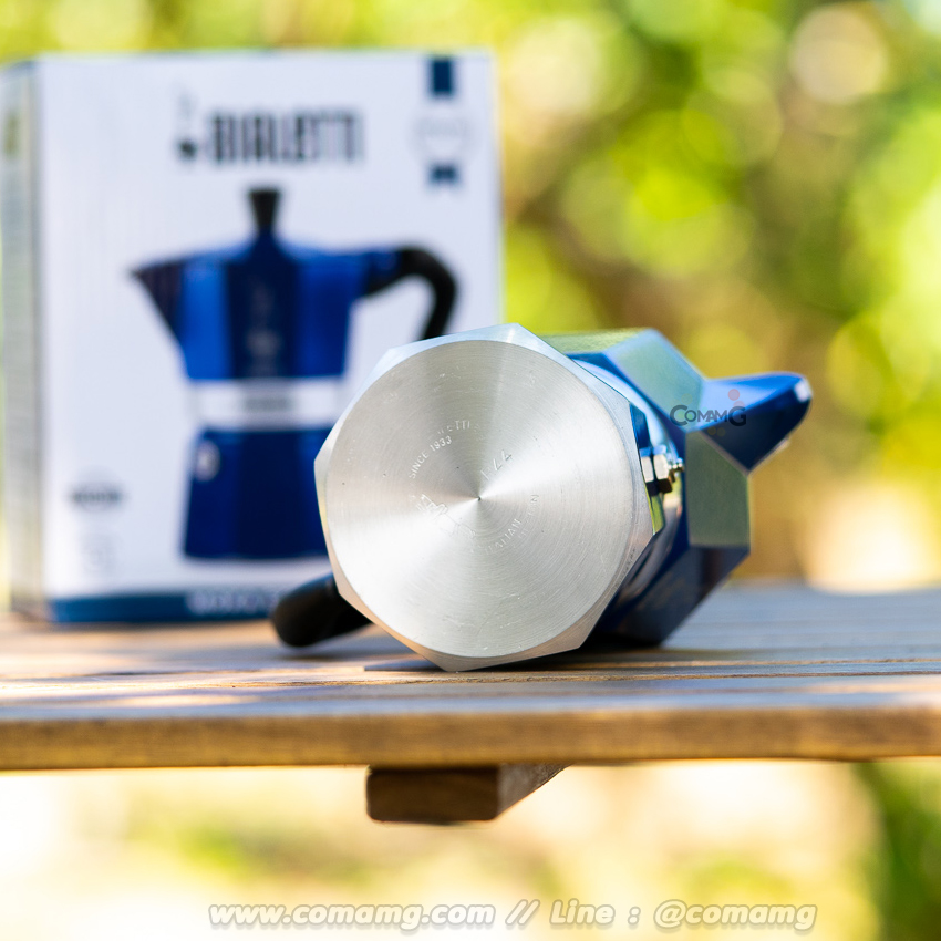 Bialetti หม้อต้มกาแฟ Moka Pot 3 Cup รุ่นพิเศษ Marocco Mint Black Red และ White ของแท้100%