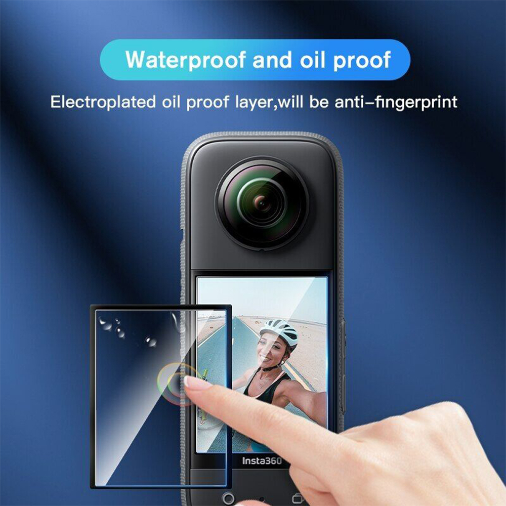 Insta360 X3 Tempered Glass Film ฟิล์มกระจกนิรภัย กันรอย คุณภาพ อย่างดี