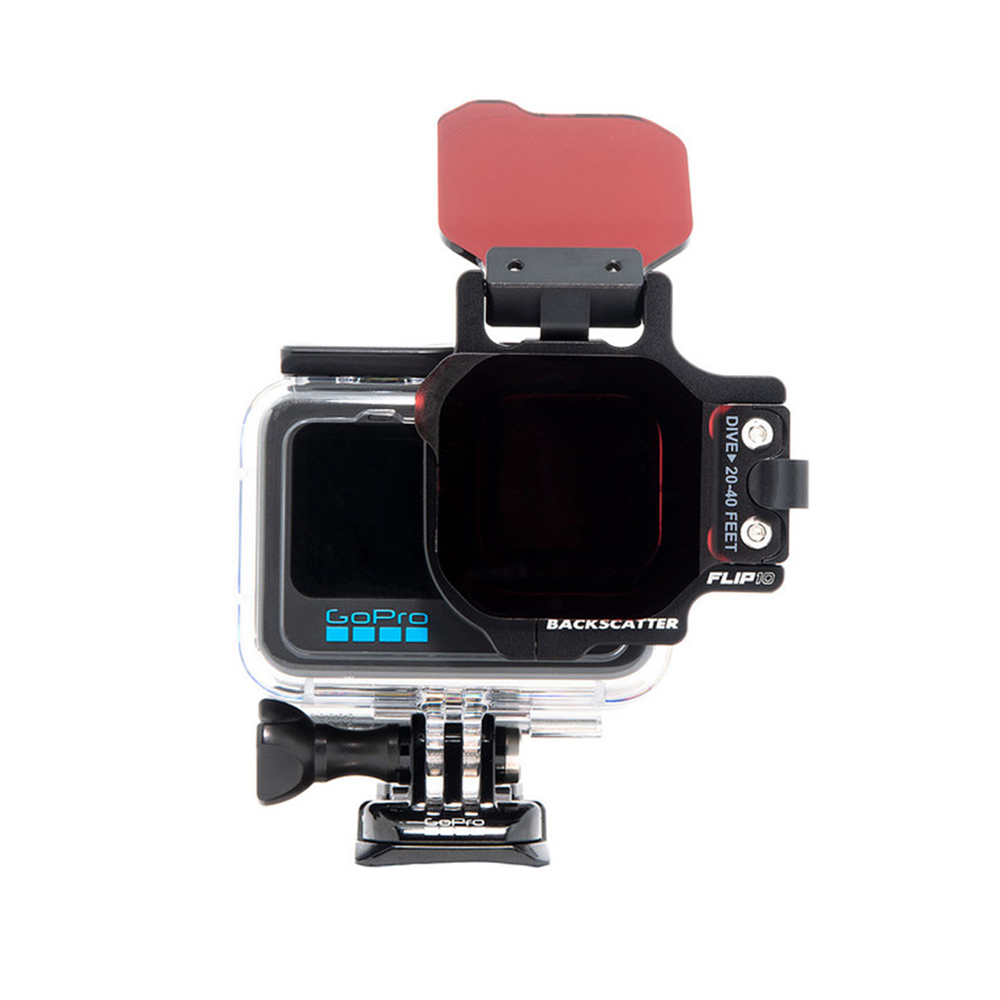 GoPro 11 / 10 / 9 / 8 / 7 / 5 Backscatter Flip10 Shallow (10-25 feet) & Dive Filters (25-80 feet)