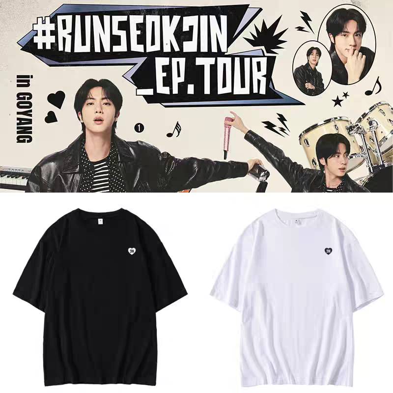 เสื้อยืด BTS JIN : 2025 #RUNSEOKJIN_EP.TOUR