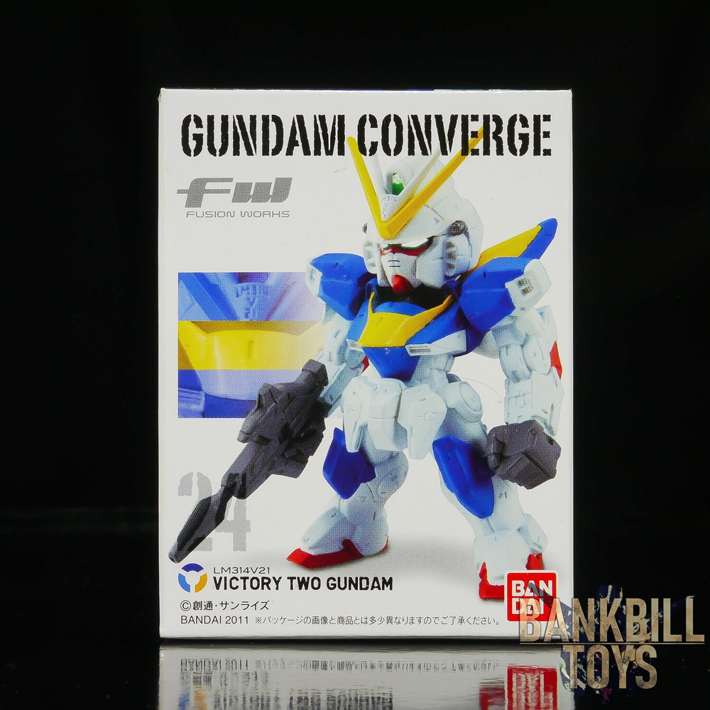 กันดั้ม Bandai Candy Toy FW Gundam Converge 4 No.24 LM314V21 Victory Two Gundam