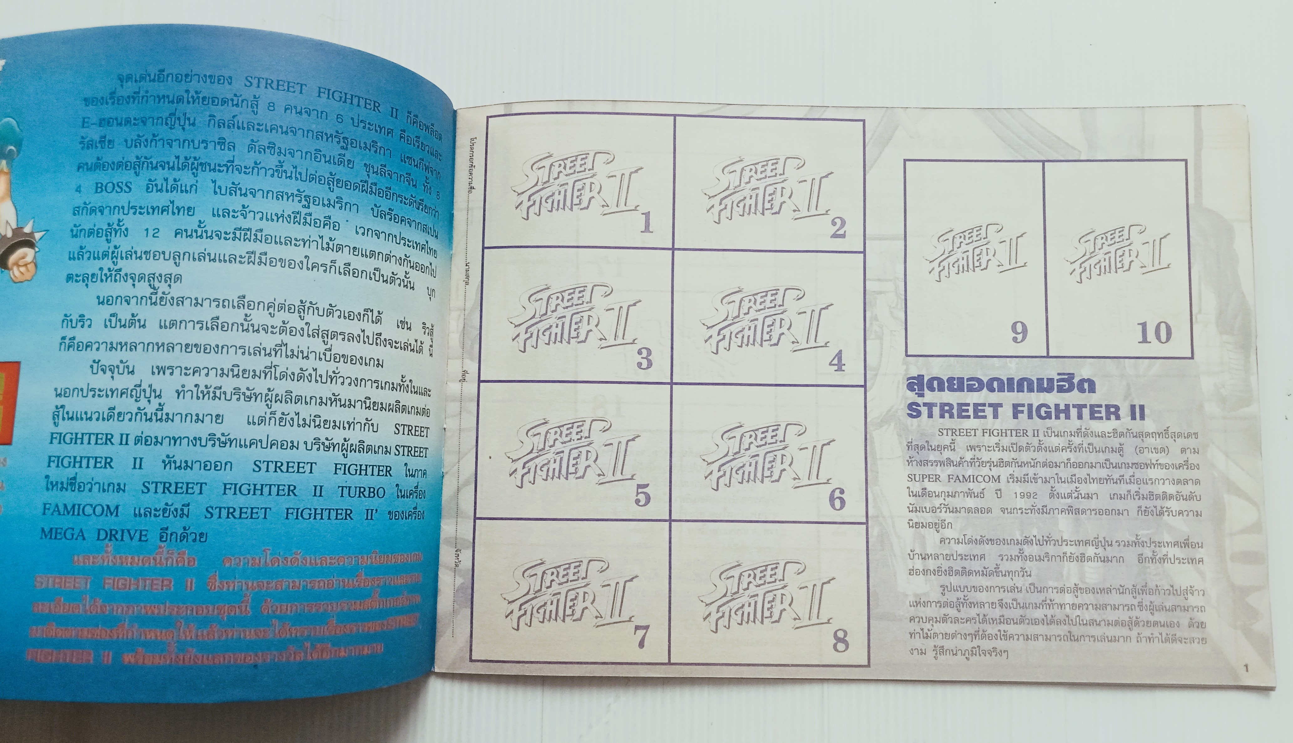 สมุดสะสมสติ๊กเกอร์ Street Fighter (เล่มเปล่า)