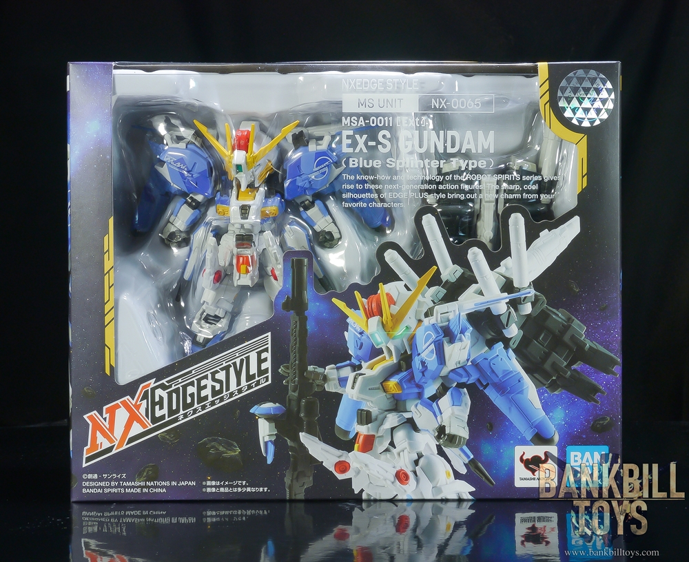 กันดั้ม Bandai Spirits Nxedge Style [MS UNIT] NX-0035 MSA-0011[Ext] Ex-S Gundam [Blue Splinter Type]