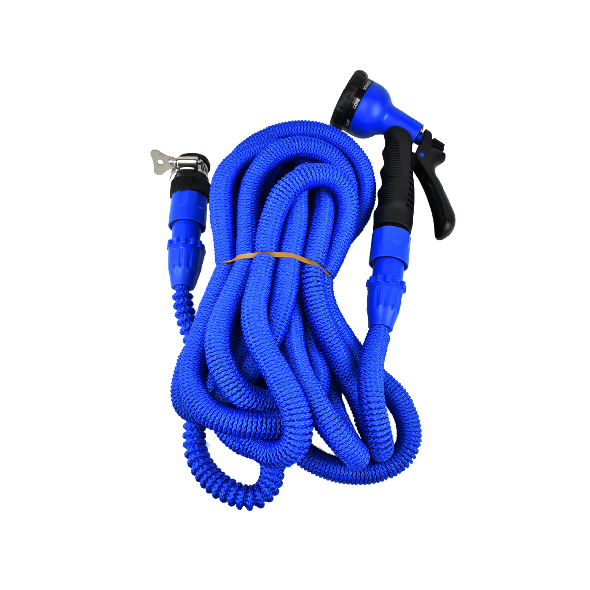 SAKURA สายยางยืดหด 50 Ft. (15M) สีน้ำเงิน [002]