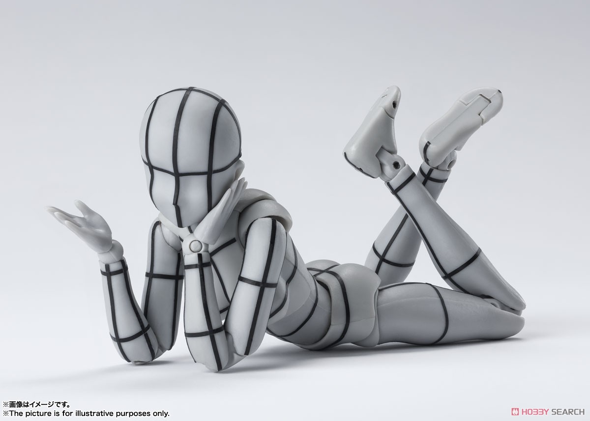 เปิดรับPreorder มัดจำ 300 บาท S.H.Figuarts Body-chan -Wire Frame- (Gray Color Ver.) (PVC Figure)