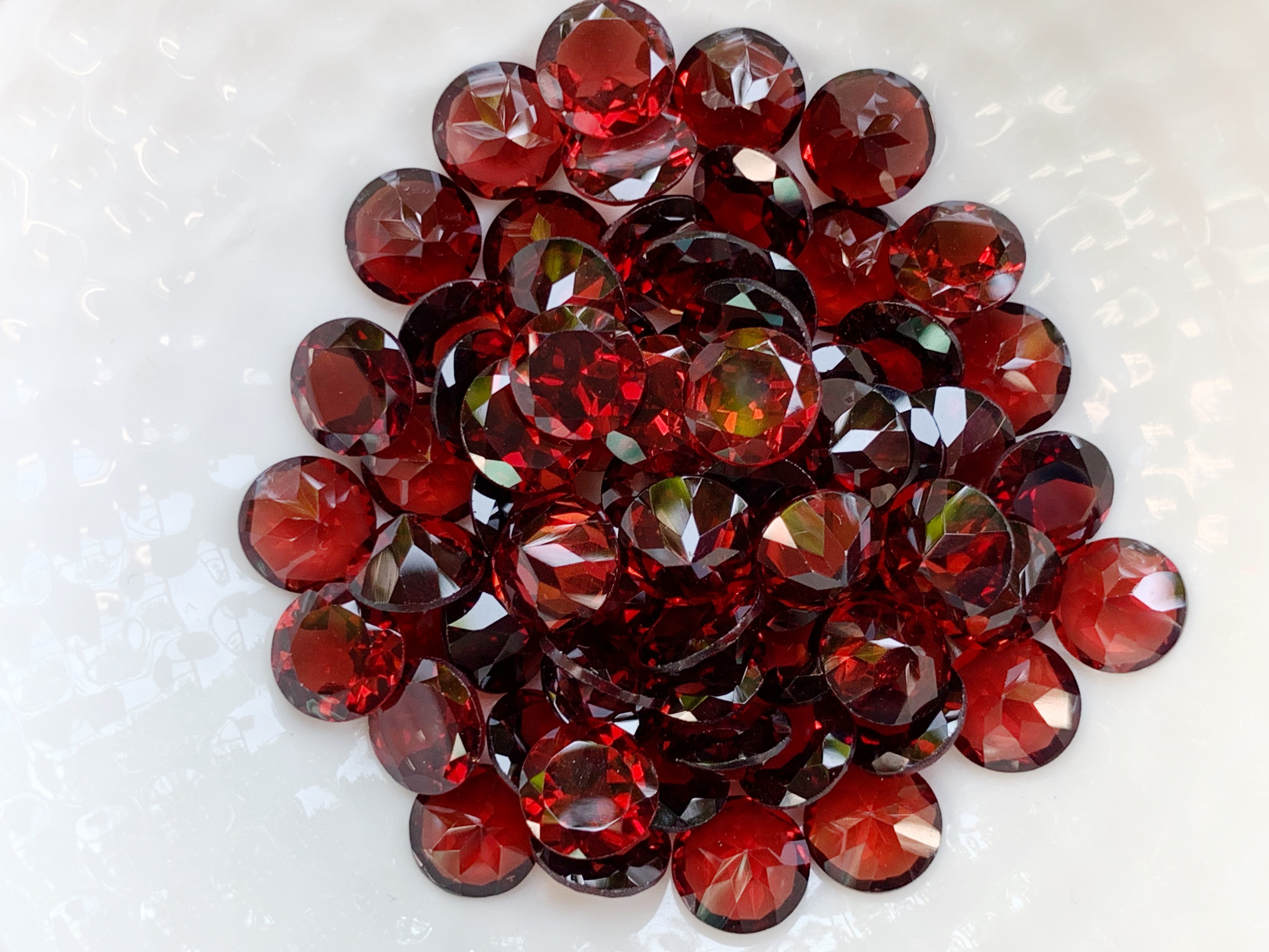 โกเมนกลม 7.0 มม. 1 เม็ด