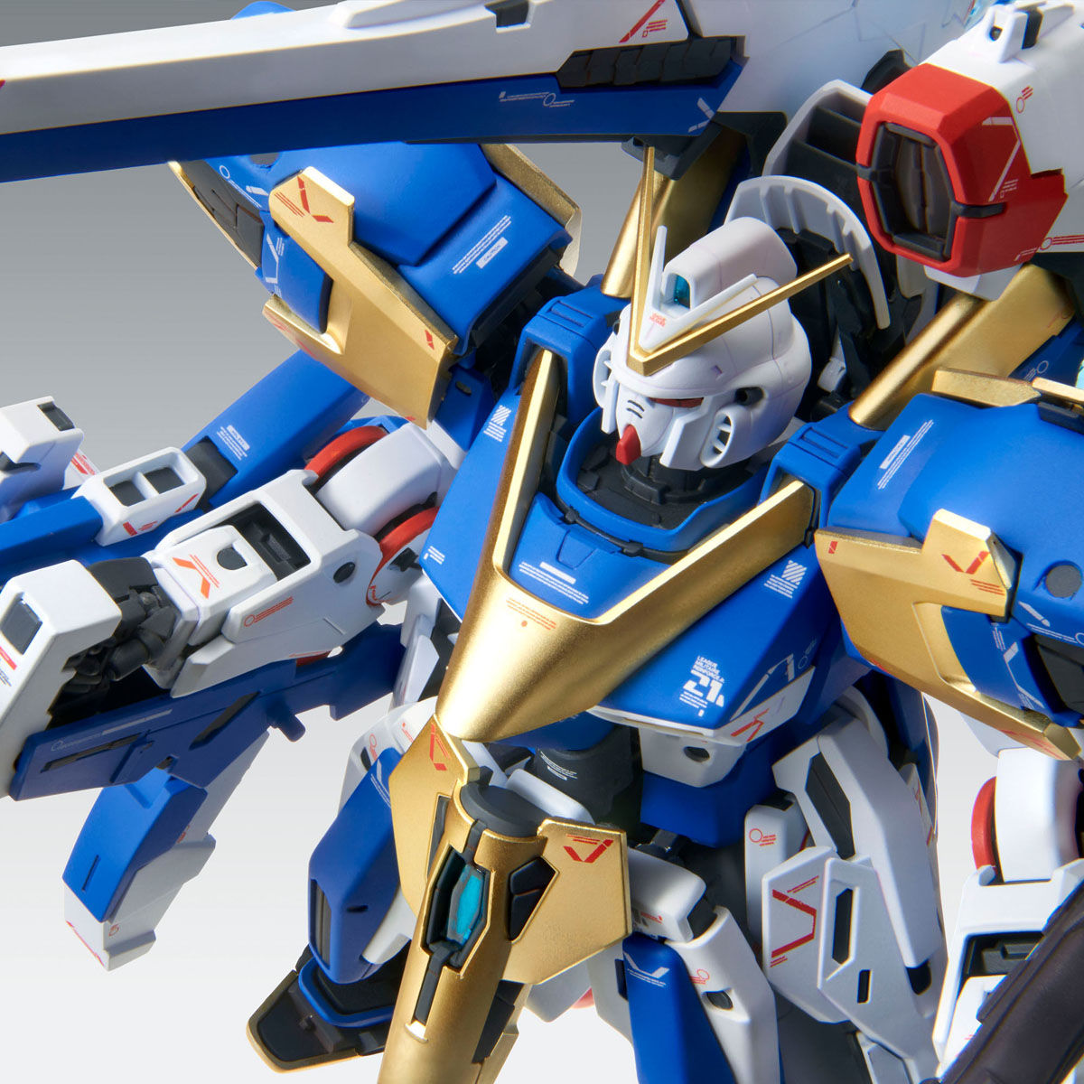 กันดั้ม Bandai Spirits Gunpla Premium Bandai Hobby Online Shop Limited MG 1/100 Expansion Effect Unit ”Wings Of Light” For Victory Two Gundam "Ver.Ka"