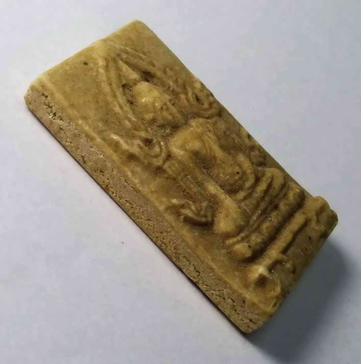 รหัสสินค้า พระเนื้อดิน เนื้อผง เนื้อว่าน 258 หลวงพ่อศรีสวรรค์ เนื้อผงน้ำมัน หลังหลวงพ่อกล้ม วัดนครสวรรค์ อำเภอเมือง จังหวัดนครสวรรค์ หายากสร้างน้อย