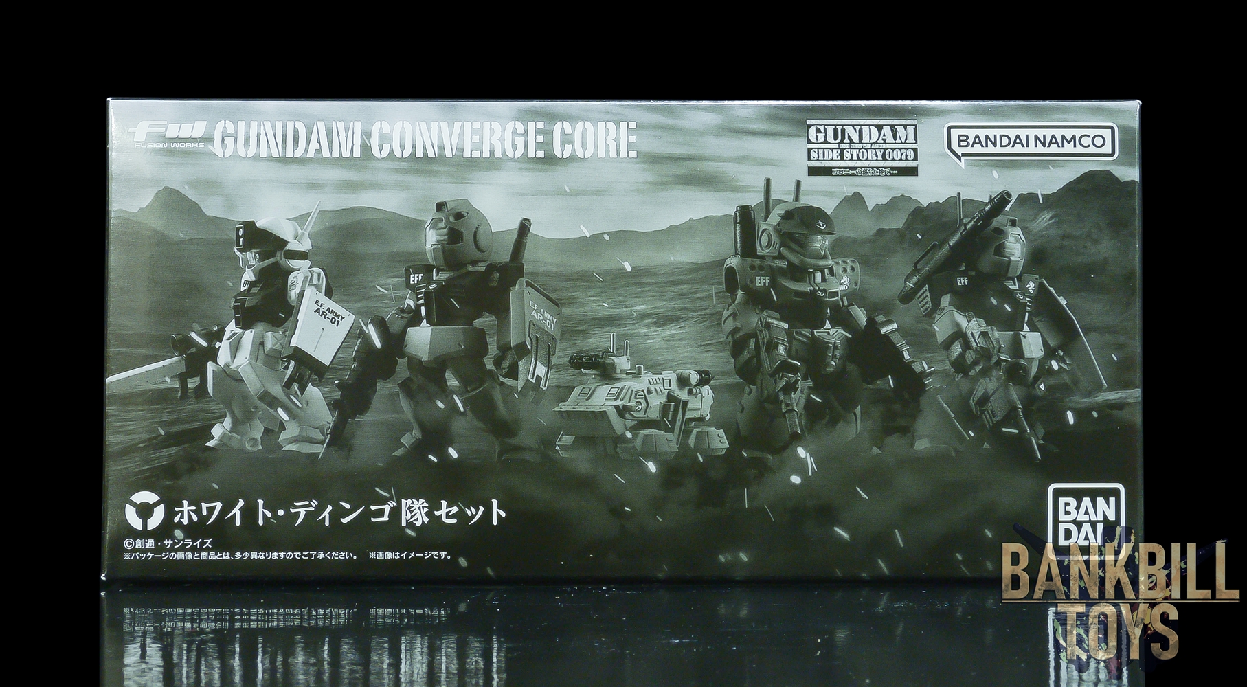 กันดั้ม Bandai Premium Bandai Candy Toy Online Shop Limited FW Gundam Converge: Core Mobile Suit Gundam Side Story 0079: Rise From The Ashes White Dingo Team Set