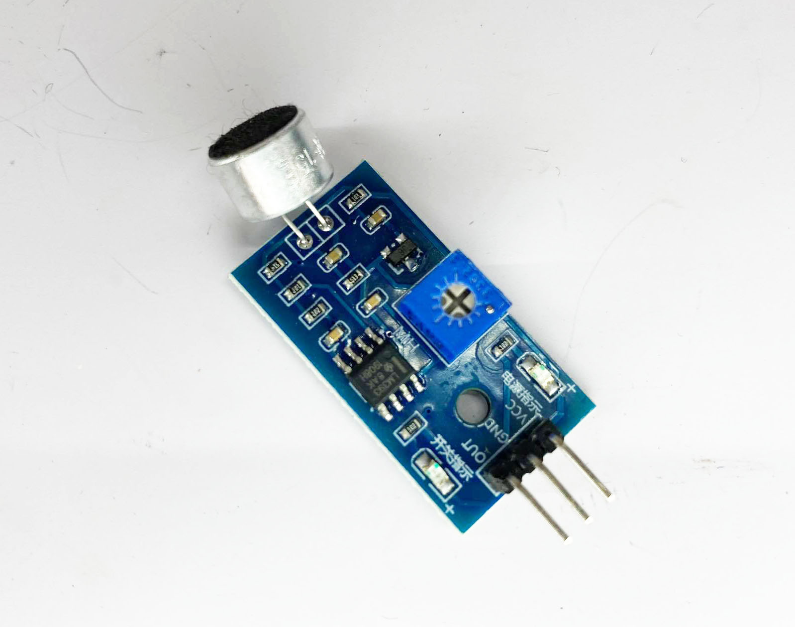 โมดูลรับเสียง Microphone Sound Detection Sensor Module