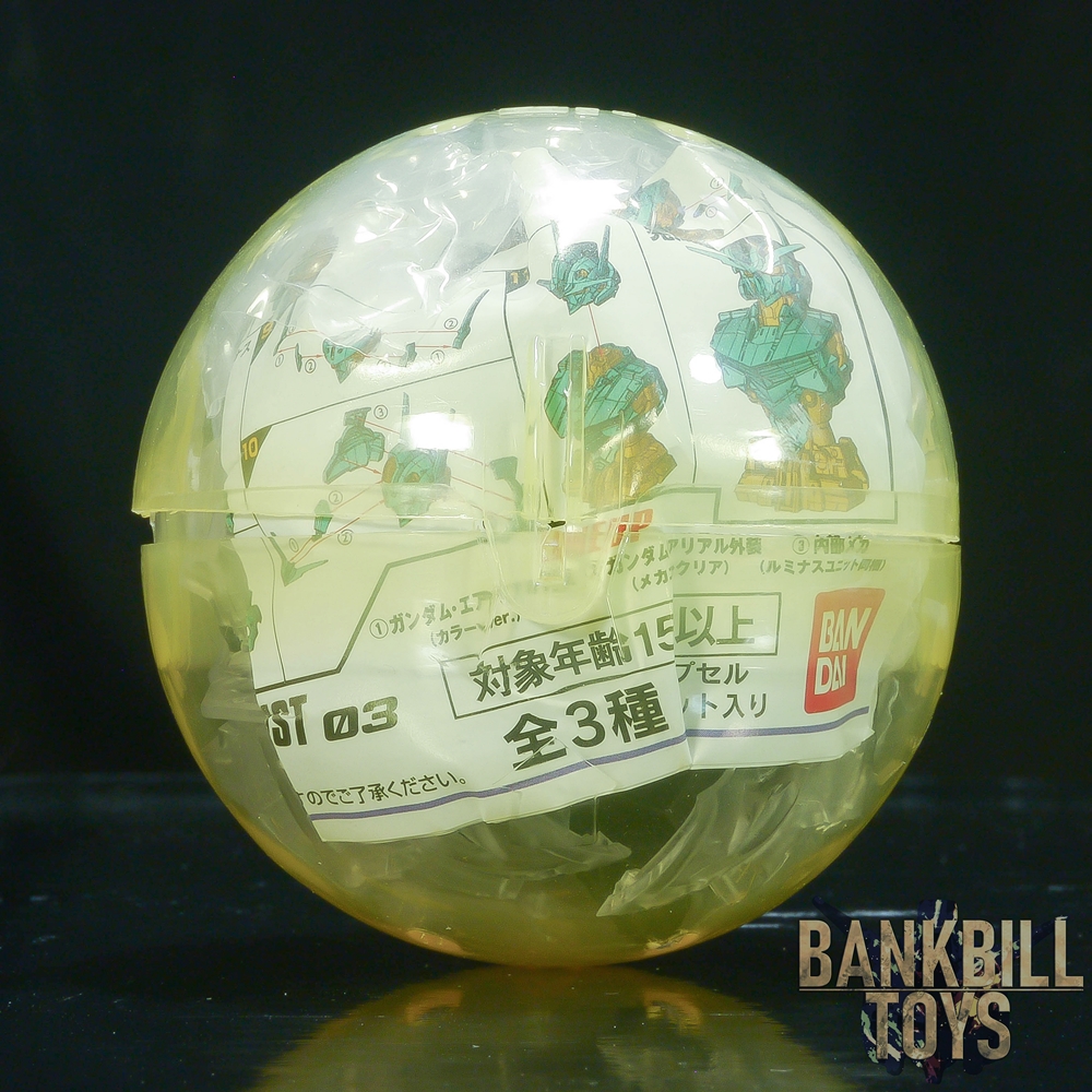 กันดั้ม Bandai Gashapon Mobile Suit Gundam MS Mechanical Bust 03 Gundam Aerial No.2 XVX-016 Gundam Aerial [Mechanical Clear]