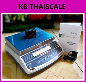 ตาชั่งดิจิตอล เครื่องชั่งดิจิตอลเครื่องชั่งตั้งโต๊ะ 30kg ความละเอียด1g TSCALE รุ่น QHW-R พร้อมใบตรวจรับรองจากสำนักชั่งตวงวัด