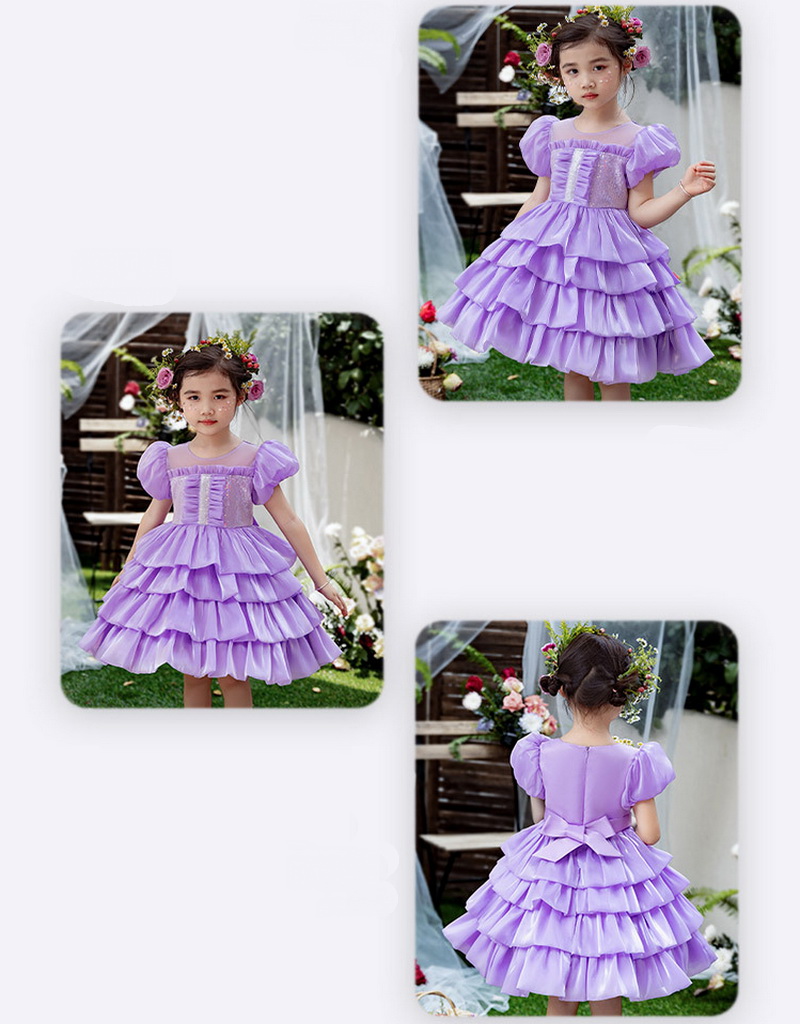 Gd4009- พร้อมส่งจากไทย ชุดออกงานเด็กหญิงสีแดง สวยฟูฟ่องเป็นชั้นๆสุดน่ารัก เด็กเล็ก-เด็กโต ชุดราตรีเด็กทรงสั้น มีแขน