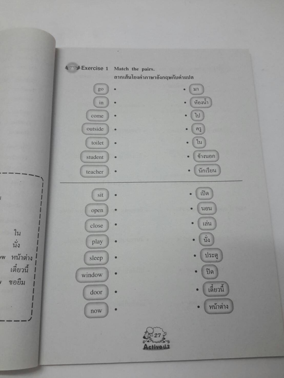 หนังสือ New Active English ป.2 หนังสือฝึกหัดพูดและเขียน สำนักพิมพ์ อจท