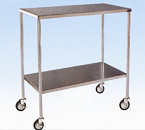 โต๊ะวางเครื่องมือแพทย์ 2 ชั้น Instrument Table #555