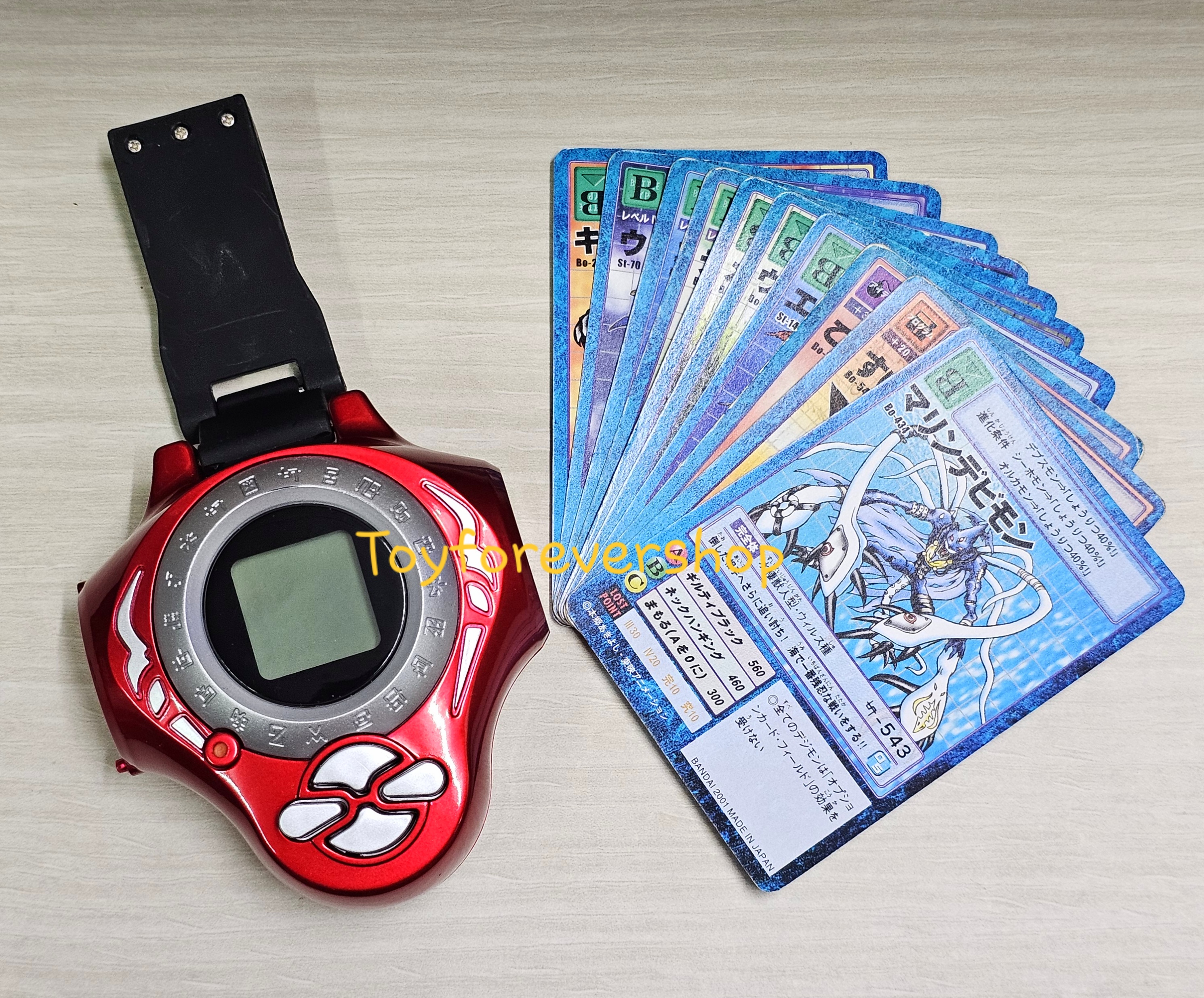 Digimon Digivice D-Power Ver.3.1 Eng สีแดง สวยมาก แท้ ดิจิมอน ดิจิไวซ์