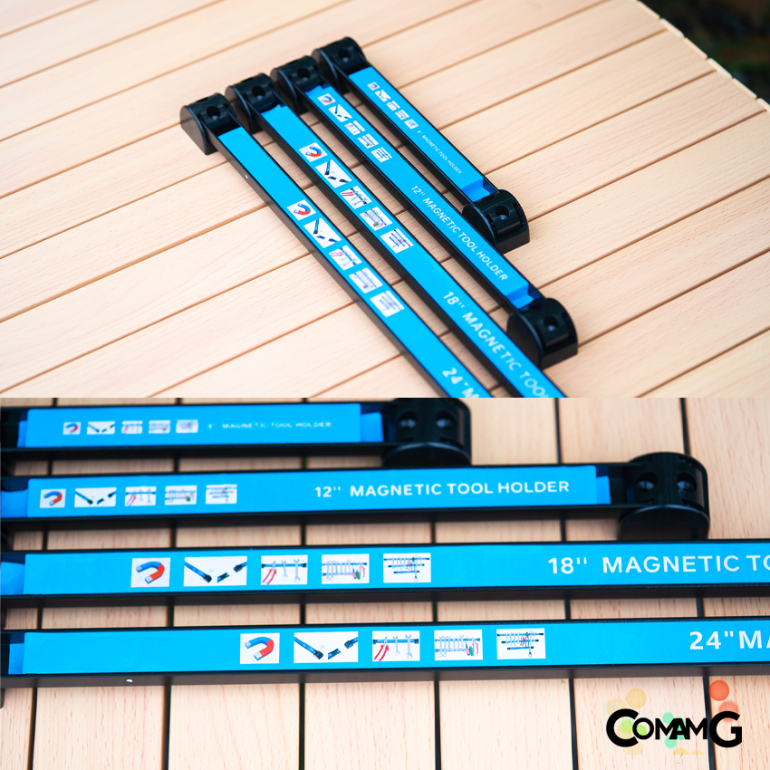 บาร์แม่เหล็กแขวนเครื่องมือ เครื่องมือช่าง บาร์แม่เหล็ก ติดผนัง Magnetic Tool Bar Holder