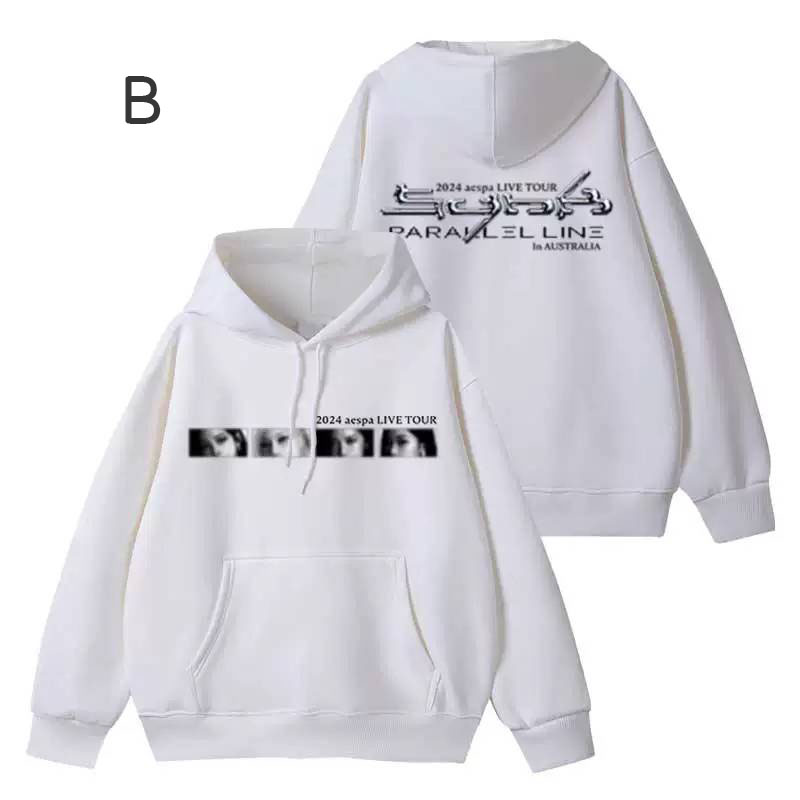 เสื้อกันหนาว Aespa : 2024 Aespa LIVE TOUR - SYNK : Parallel Line