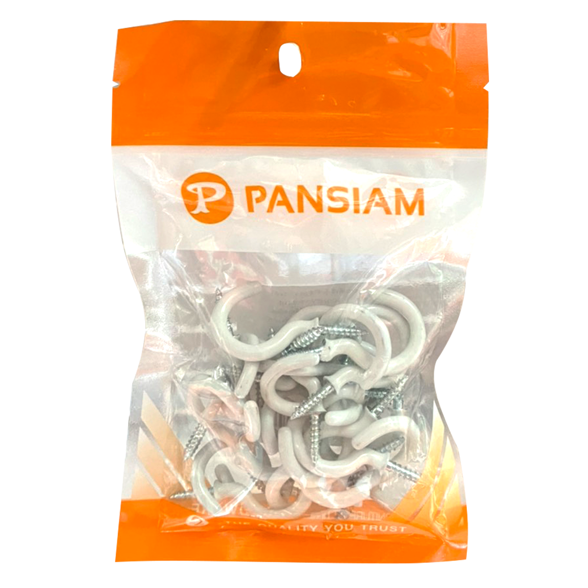 PANSIAM ตะขอตัวซี หุ้มพีวีซี 1.-1/4" SC-114PVC-POL24